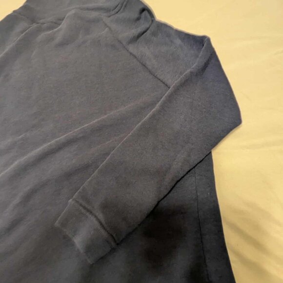 Nike Denver Broncos Sweat Shirt Mens Medium Blue w/ Orange Accents Cowl Neck - Picture 8 of 12